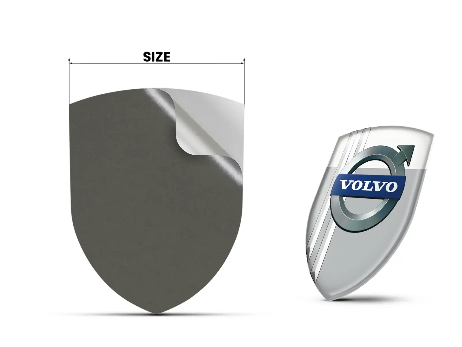 Volvo Silicone Car Stickers Design Max Stylish Durable Pro